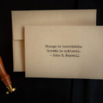 Birthday Cards Change Is Inevitable Growth Is Optional John C Maxwell Make 'em Count