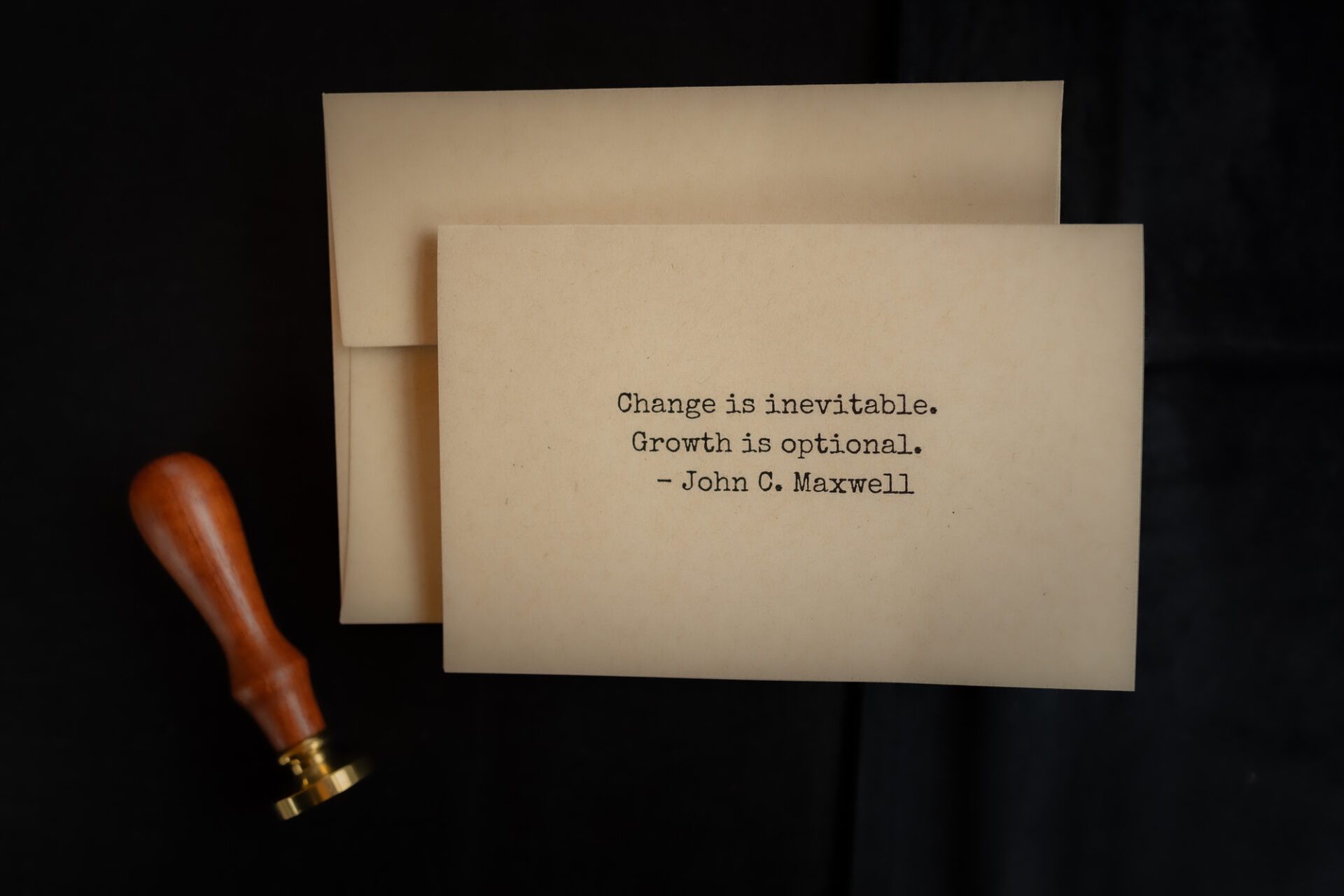Birthday Cards Change Is Inevitable Growth Is Optional John C Maxwell Make 'em Count