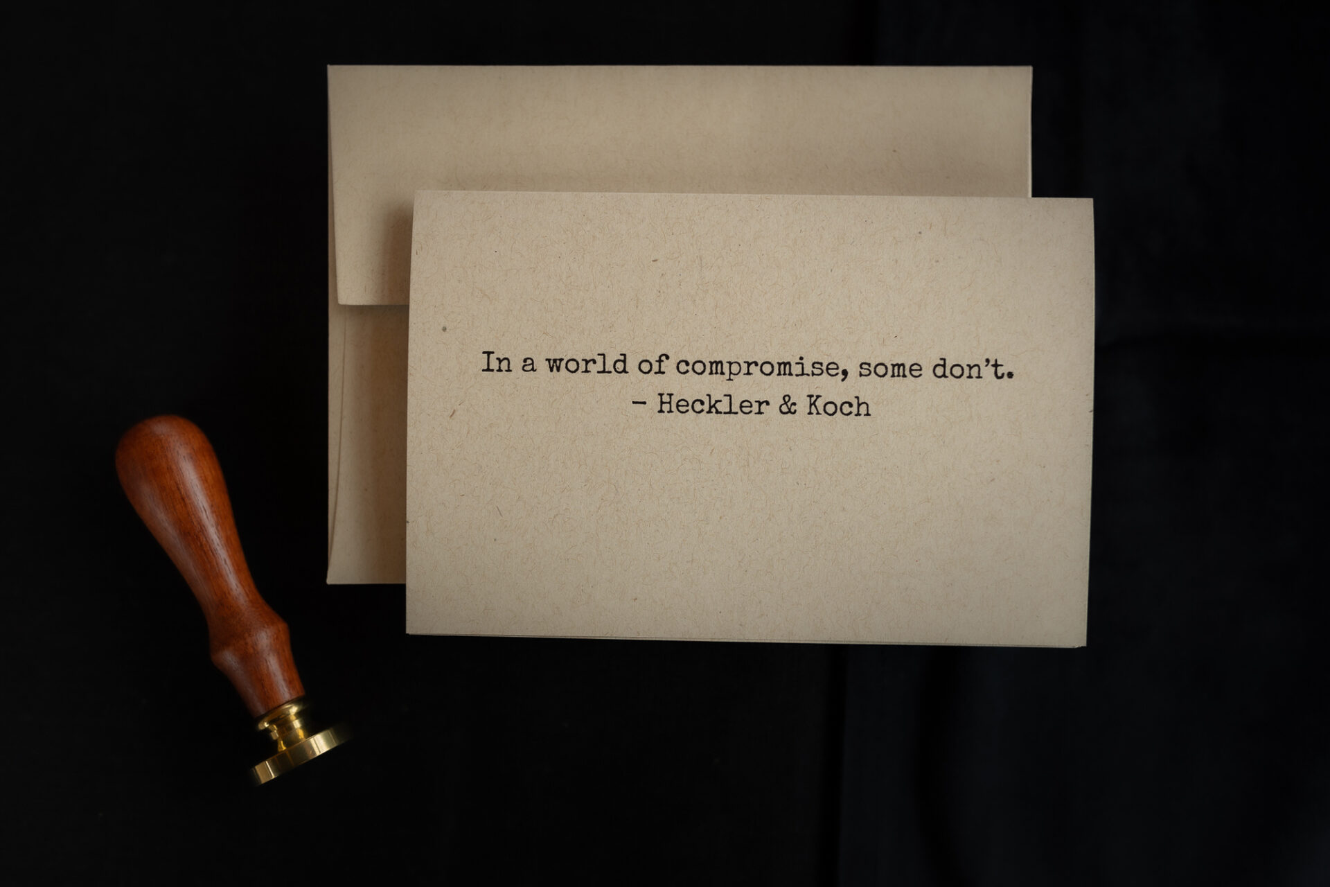 Birthday Cards In A World Of Compromise Some Dont Heckler & Koch Make 'em Count