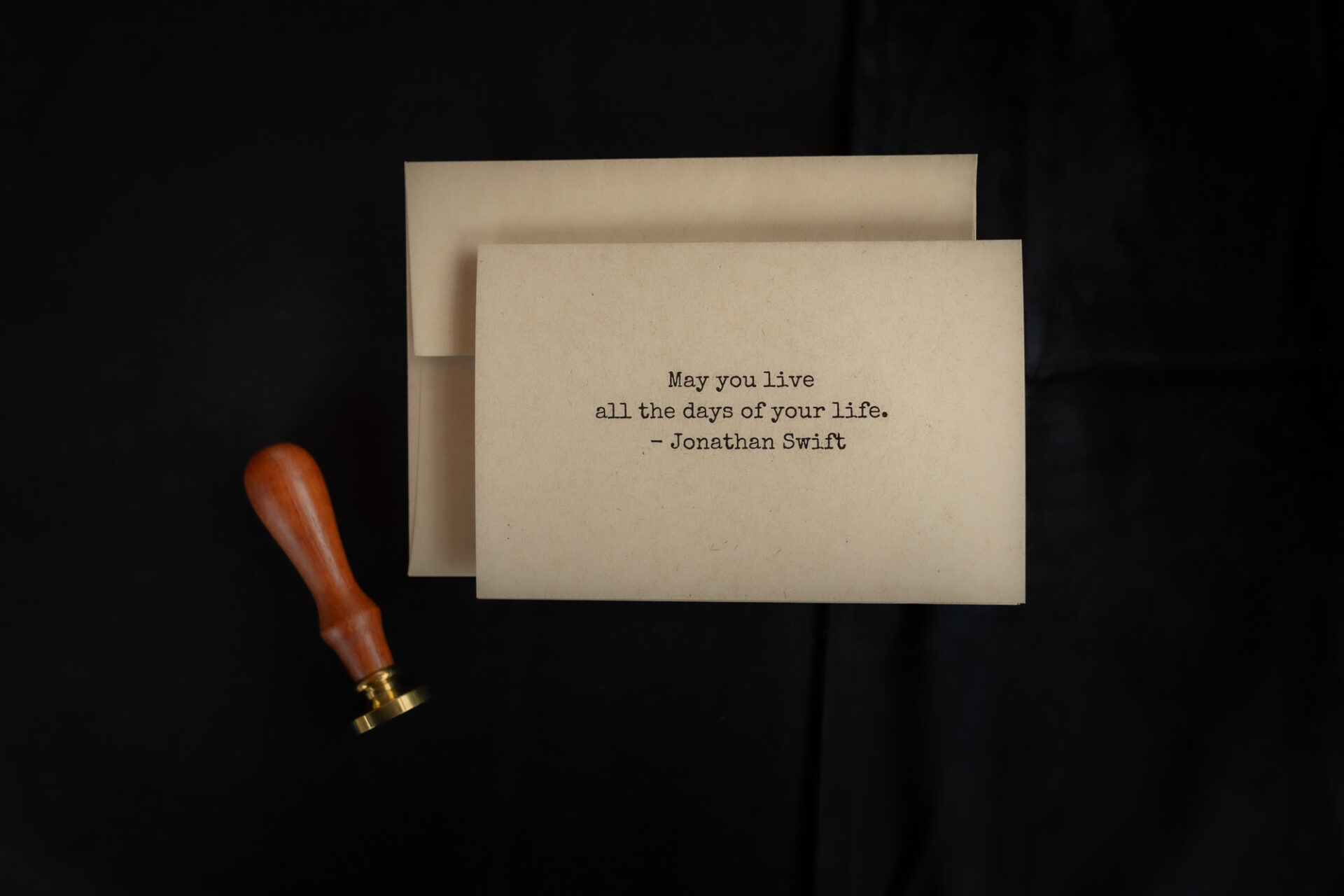 Birthday Cards May You Live All The Days Of Your Life Jonathan Swift Make 'em Count