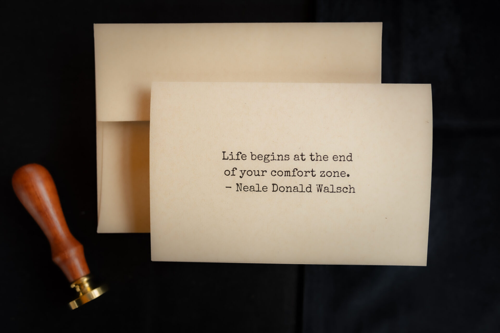 New Years Cards Life Begins At The End Of Your Comfort Zone Neale Donald Walsch Make 'em Count