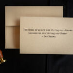 New Years Cards Too Many Of Us Are Not Living Our Drams Because We Are Living Our Fears Les Brown Make 'em Count